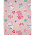 Pink-White - Front - Peppa Pig Fleece Icon Blanket