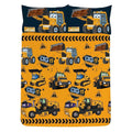 Yellow-Black - Front - JCB Dig It Duvet Cover Set