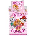 Pink-Brown-Red - Front - Paw Patrol Pup Power Duvet Cover Set