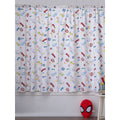 White-Red-Blue - Back - Spider-Man Icons Curtains (Pack of 2)