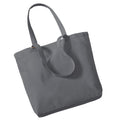 Graphite Grey - Front - Westford Mill Organic Cotton Shopper Bag - 16 Litres