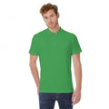 Kelly Green - Back - B&C ID.001 Mens Short Sleeve Polo Shirt