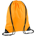 Fluoresent Orange - Front - Bagbase Premium Gymsac Water Resistant Bag (11 Litres)