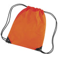 Orange - Back - Bagbase Premium Gymsac Water Resistant Bag (11 Litres)