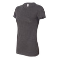 Dark Heather - Side - Bella Ladies-Womens The Favourite Tee Short Sleeve T-Shirt