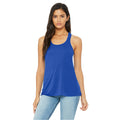 True Royal - Back - Bella Ladies-Womens Flowy Racerback Tank Top