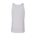 White - Back - Canvas Adults Unisex Jersey Sleeveless Tank Top