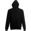 Black - Back - Fruit Of The Loom Mens Hooded Sweatshirt