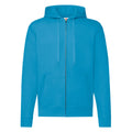 Azure Blue - Front - Fruit Of The Loom Mens Hooded Sweatshirt