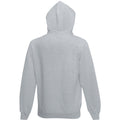 Heather Grey - Back - Fruit Of The Loom Mens Hooded Sweatshirt