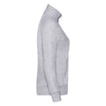 Heather Grey - Back - Fruit Of The Loom Ladies-Womens Lady-Fit Fleece Sweatshirt Jacket