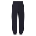 Black - Side - Fruit Of The Loom Childrens-Kids Unisex Jog Pants - Jogging Bottoms