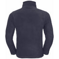 French Navy - Back - Russell Mens 1-4 Zip Outdoor Fleece Top