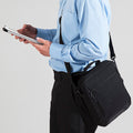 Black - Side - Quadra Executive Ipad Case Bag - 4.5 Litres