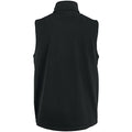 Black - Back - Russell Mens Smart Softshell Gilet Jacket