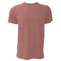 Mauve - Front - Canvas Unisex Jersey Crew Neck T-Shirt - Mens Short Sleeve T-Shirt