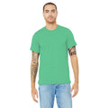 Heather Kelly Green - Side - Canvas Unisex Jersey Crew Neck T-Shirt - Mens Short Sleeve T-Shirt