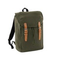 Military Green - Front - Quadra Vintage Rucksack - Backpack