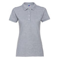 Black - Lifestyle - Russell Womens-Ladies Stretch Short Sleeve Polo Shirt