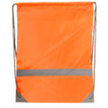 Hi Vis Orange - Back - Shugon Stafford Drawstring Hi-Vis Tote Bag (13 Litres)