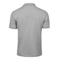 Stone - Back - Tee Jays Mens Luxury Stretch Short Sleeve Polo Shirt