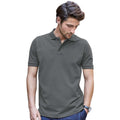 Dark Olive - Side - Tee Jays Mens Luxury Stretch Short Sleeve Polo Shirt