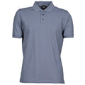 Flint Stone - Front - Tee Jays Mens Luxury Stretch Short Sleeve Polo Shirt