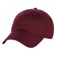 Burgundy - Side - Beechfield Unisex Authentic 6 Panel Baseball Cap