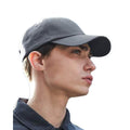 Graphite Grey - Back - Beechfield Unisex Authentic 6 Panel Baseball Cap