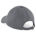 Graphite Grey - Side - Beechfield Unisex Authentic 6 Panel Baseball Cap