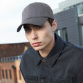 Black - Back - Beechfield Unisex Authentic 6 Panel Baseball Cap