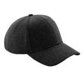 Heather Graphite - Front - Beechfield Unisex Jersey Athleisure Baseball Cap