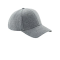 Heather Grey - Front - Beechfield Unisex Jersey Athleisure Baseball Cap