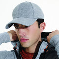 Heather Grey - Side - Beechfield Unisex Jersey Athleisure Baseball Cap