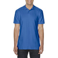 Royal - Back - Gildan Softstyle Mens Short Sleeve Double Pique Polo Shirt