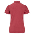 Heather Red - Back - Fruit Of The Loom Womens-Ladies Lady Fit Short-Sleeved Polo Shirt