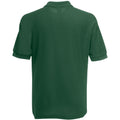 Bottle Green - Back - Fruit of the Loom Childrens-Kids Pique Short-Sleeved Polo Shirt