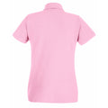 Baby Pink - Back - Fruit of the Loom Womens-Ladies Lady Fit Short-Sleeved Polo Shirt