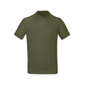 Army Khaki - Back - B&C Mens Inspire Polo