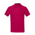 Raspberry Sorbet - Front - B&C Mens Inspire Polo