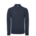 Ultramarine - Front - B&C ID.001 Mens Long Sleeve Polo