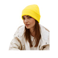 Yellow - Back - Beechfield Unisex Adults Original Cuffed Beanie