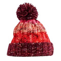 Cherry Sherbet - Back - Beechfield Womens-Ladies Corkscrew Pom Pom Beanie