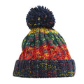 Crackling Campfire - Back - Beechfield Womens-Ladies Corkscrew Pom Pom Beanie