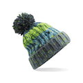 Electric Grey - Front - Beechfield Womens-Ladies Corkscrew Pom Pom Beanie