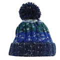 Alpine Blues - Back - Beechfield Womens-Ladies Corkscrew Pom Pom Beanie