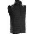 Black - Side - Stormtech Mens Quilted Nautilus Vest-Gilet