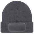 Graphite - Back - Beechfield Unisex Adults Thinsulate Printer Beanie