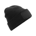 Black - Front - Beechfield Unisex Adults Thinsulate Printer Beanie