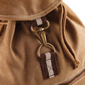 Sahara - Close up - Quadra Vintage Canvas Backpack - 18 Litres (Pack of 2)